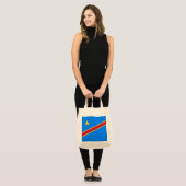 Congo vlag tote bag (Voorkant (model))