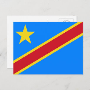 Congolese Vlag, Vlag van Congo Briefkaart