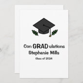 ConGRADulations Carte d'étudiant (Devant / Derrière)
