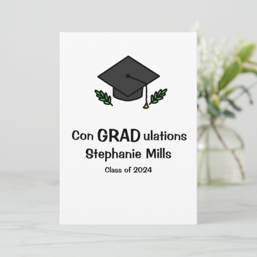 ConGRADulations Carte d'étudiant (Debout devant)