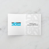 conGRADulations Classe of 2012 Carte bleue (Intérieur)