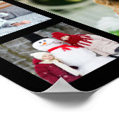 CONGRATS AFSTUDEERDER 35 Foto Collage Black Poster (Hoek)