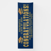 CONGRATS AFSTUDEERDER Custom School Afstuderen Cer Spandoek (Verticaal)