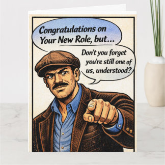 Congrats! Don't forget about us! Bedankkaart