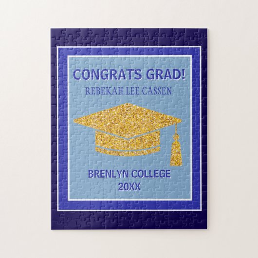 CONGRATS Grad! Fun Gift Legpuzzel (Verticaal)