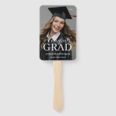 Congrats Grad Graduate Photo Graduation Handwaaier (Achterkant)