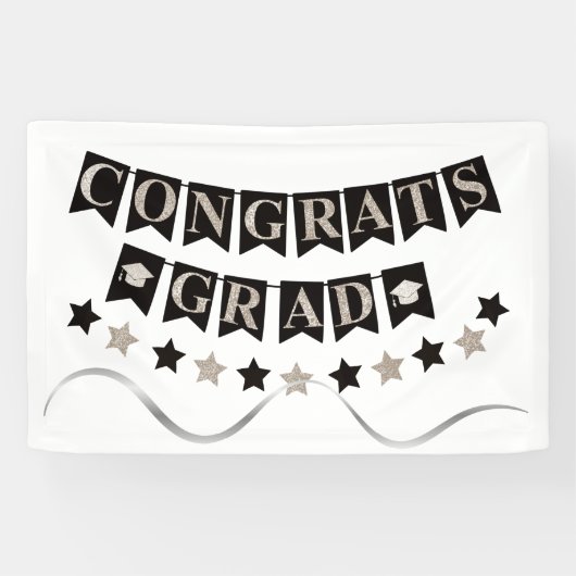 Congrats Grad  Spandoek (Horizontaal)