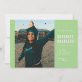 CONGRATS MINIMALISTES MODERNES INVITATION DIPLÔMÉE (Devant)