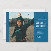 CONGRATS MINIMALISTES MODERNES INVITATION DIPLÔMÉE (Devant)