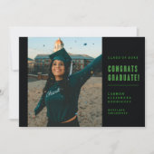 CONGRATS MINIMALISTES MODERNES INVITATION DIPLÔMÉE (Devant)