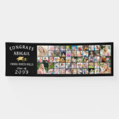 CONGRATS Modernes GRAD 53 Photo Collage Bannière (Horizontal)