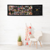 CONGRATS Modernes GRAD 53 Photo Collage Bannière (En situation)