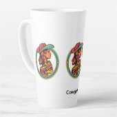 Congrats Monkey Mug – Fun Celebration Drinkware (Angle gauche)