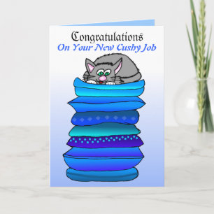 Congrats op Uw Nieuwe Makkelijke Baan Kaart