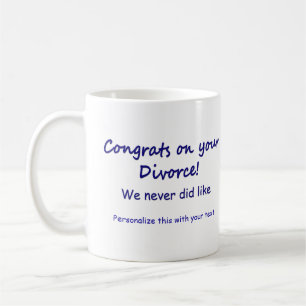 Congrats op uw Scheiding Koffiemok