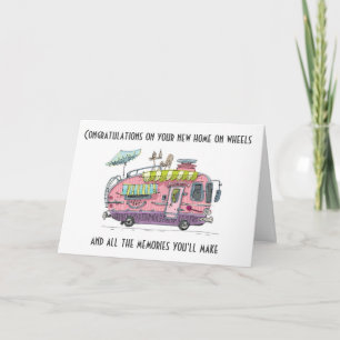 CONGRATS OVER "UW NIEUWE THUIS OP WIELEN" KAART