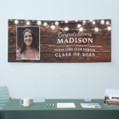 Congrats Rustic Wood String Lights Afstudeerder Ph Spandoek (Beurs)