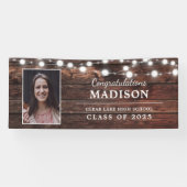 Congrats Rustic Wood String Lights Afstudeerder Ph Spandoek (Horizontaal)