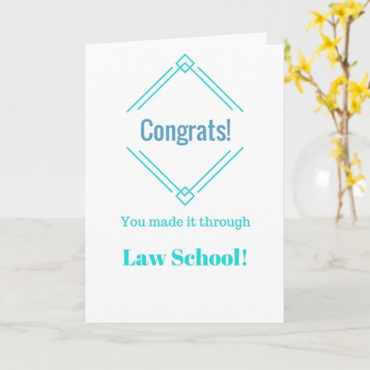 Congrats vous l'avez fait par la carte d'école de (Fleur jaune)