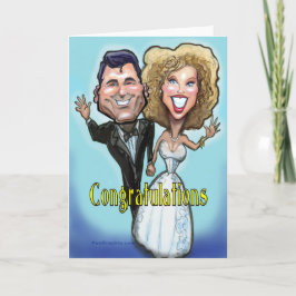 Congrats Wedding Dolls Kaart