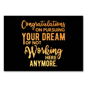 Congratulatie on Pursuing Your Dream Kaart