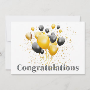 Congratulaties decoratieve discobal
