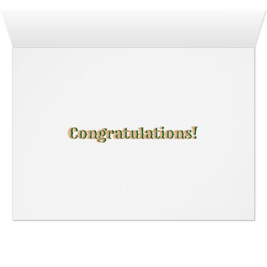 CONGRATULATIES/IK BEN GROEN MET ENVY/GROENE LIZARD (Binenzijde Horizontaal (Onderkant))