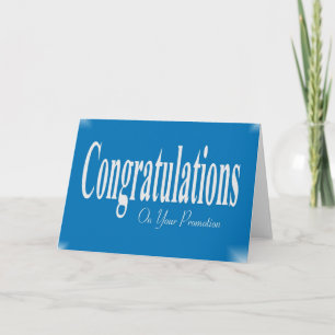 Congratulaties On Your Promotion Card Kaart