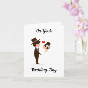 CONGRATULATIES OP UW WEDDAGKAART KAART