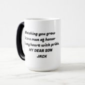 Congratulations class of 2025 magische mok (Voorkant links)