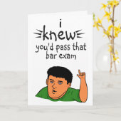 congratulations for passing bar exam kaart (Gele Bloem)