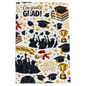 Congratulations Grad Wrapping Paper Medium Cadeauzakje (Voorkant)
