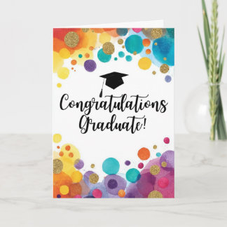 Congratulations Graduate Folded Card Kaart