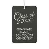 Congratulations Graduate - Personalized Graduation Luchtverfrisser (Achterkant)