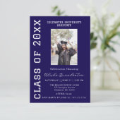 Congratulations Graduate Photo Party Invitation (Debout devant)