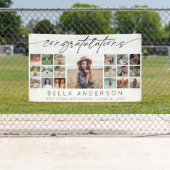 Congratulations Graduation Script Photo Collage Spandoek (Insitu)