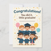 Congratulations Little Graduate Card  (Achterkant)