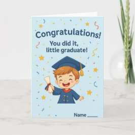 Congratulations Little Graduate – Kids Graduation  Bedankkaart