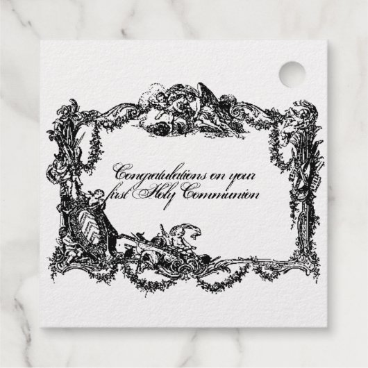 Congratulations on your first Holy Communion Bedankjes Labels (Achterkant)