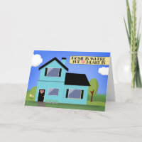 Congratulations on Your New Home Little Blue House