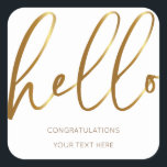 Congratulations Sticker<br><div class="desc">Étiquette de Félicitation,  idéal pour tout événement.</div>