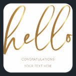 Congratulations Sticker<br><div class="desc">Étiquette de Félicitation,  idéal pour tout événement.</div>