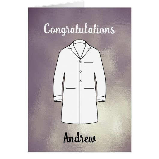 Congratulations White Coat Ceremony Doctor  (Devant)