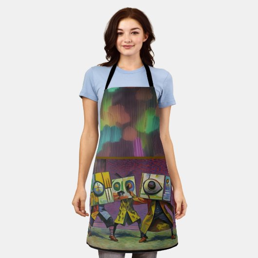 Congregating above schort (Gedragen)