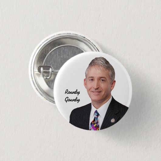 Congreslid Trey Gowdy Ronde Button 3,2 Cm (Voorkant /achterkant)