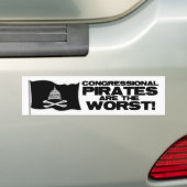 Congrespiraten Bumpersticker (Op auto)