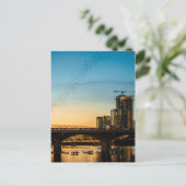 Congress Avenue Bridge Bat Watching Briefkaart (Staand voorkant)