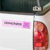 CONGRESS PINK SLIP BUMPERSTICKER (Op Truck)