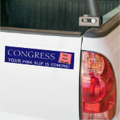 Congress roze slipsticker bumpersticker (Op Truck)