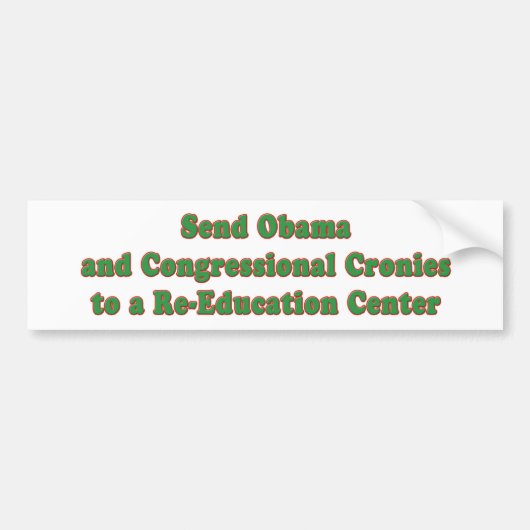 Congressional ReEducation Bumpersticker (Voorkant)